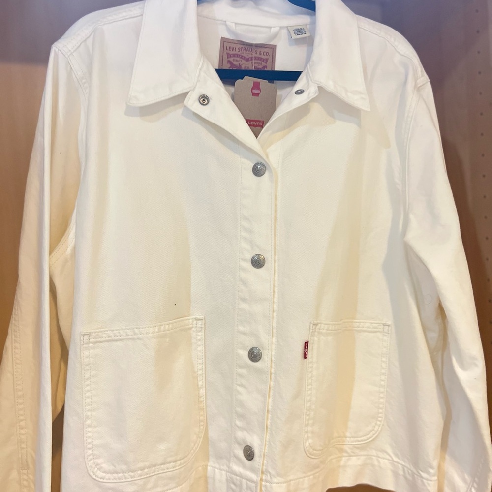 Levi's Women's White Denim Jacket